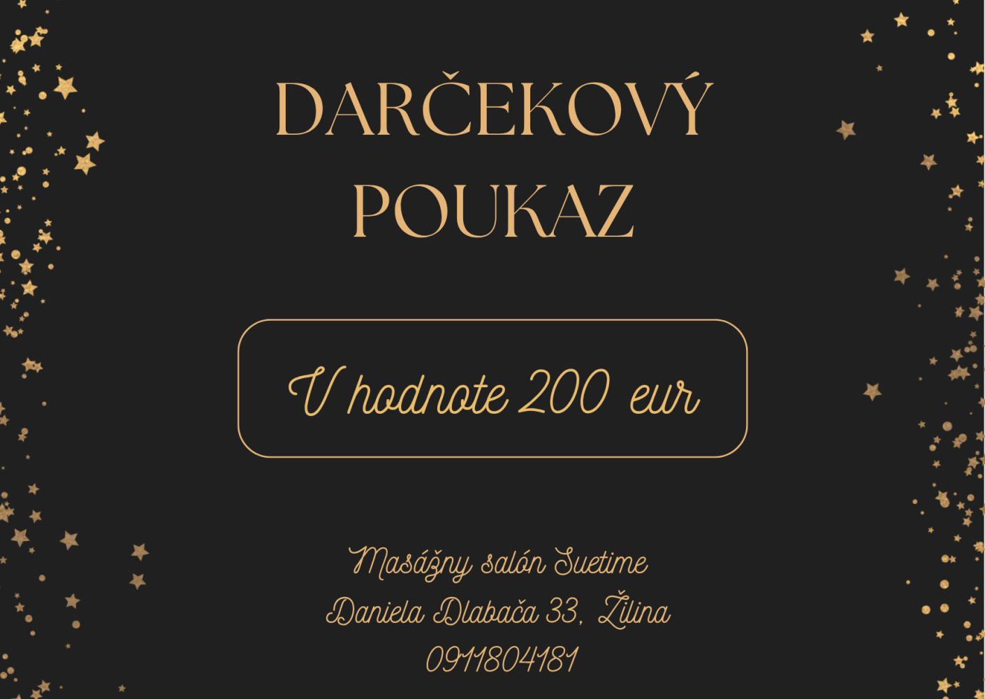 Darčekový poukaz v hodnote 35 eur