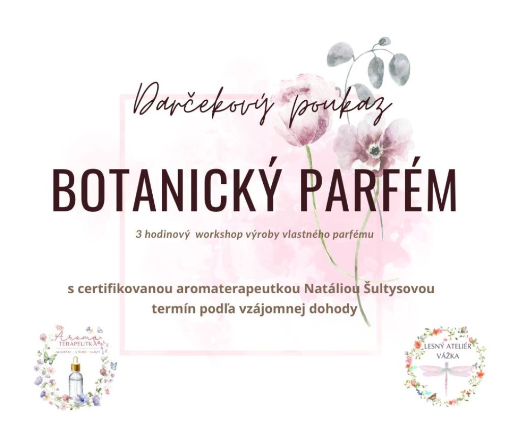Darčekový poukaz – L’Art des Essences alchýmia vôní