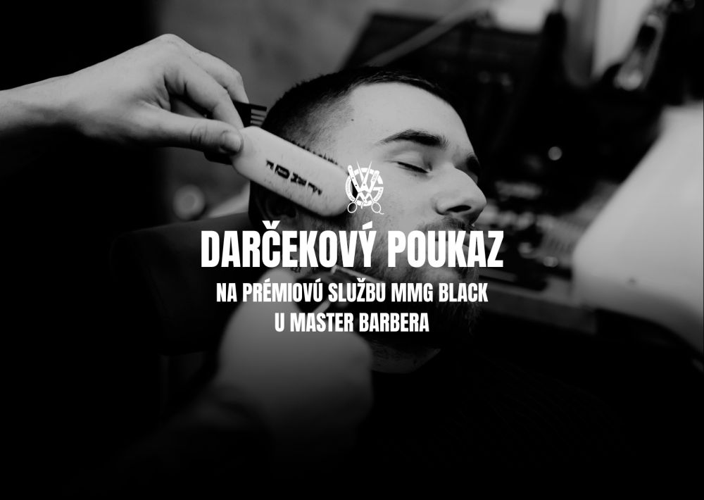 Darčekový poukaz MMG BLACK (Master Barber)