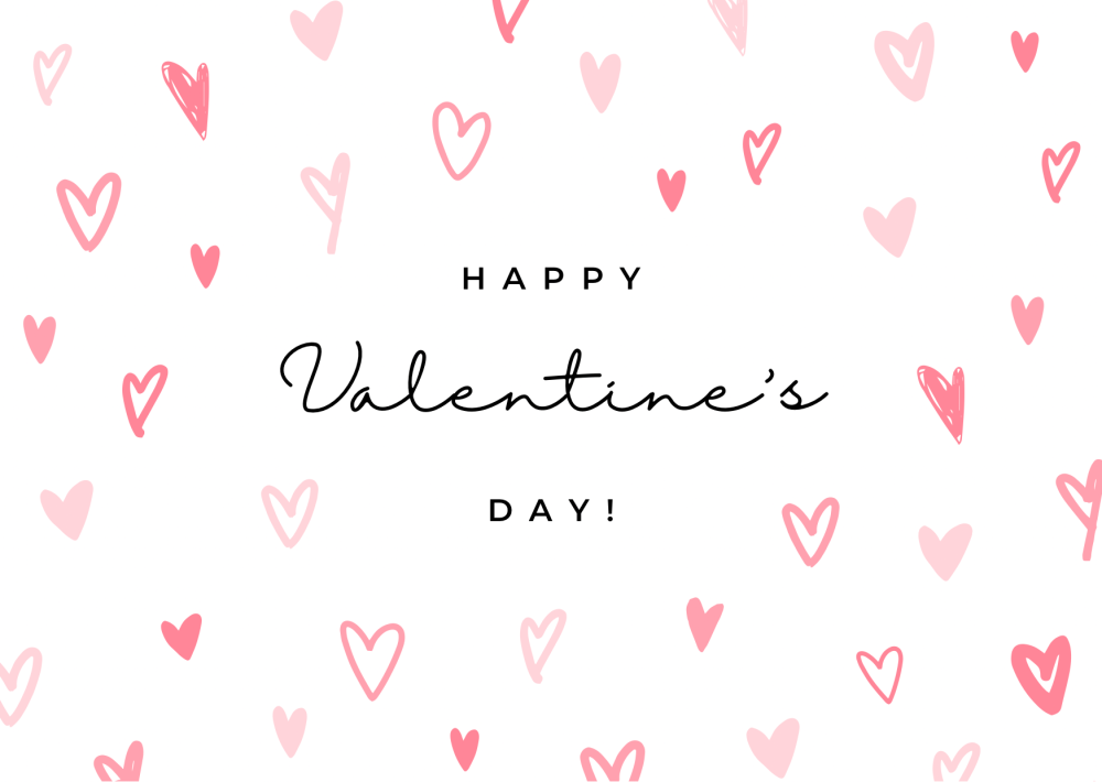 Valentine gift card