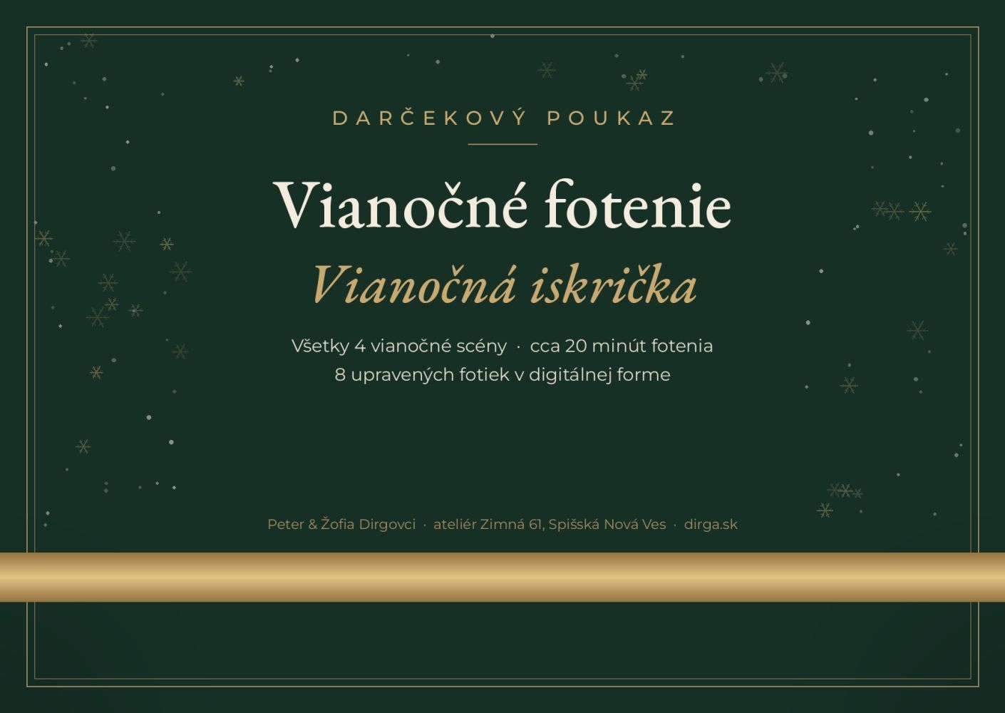 Vianočné fotenie - Vianočná iskrička