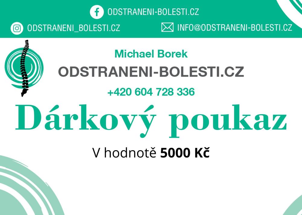 Dárkový poukaz v hodnotě 5000 Kč