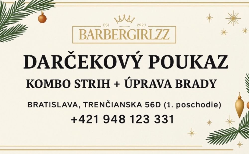🎁 Darčeková poukážka – Strih & úprava brady