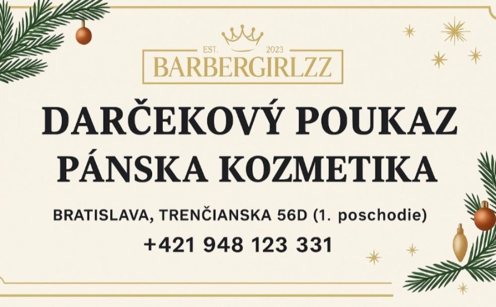 💆‍♂️ Darčeková poukážka – Pánske ošetrenie pleti