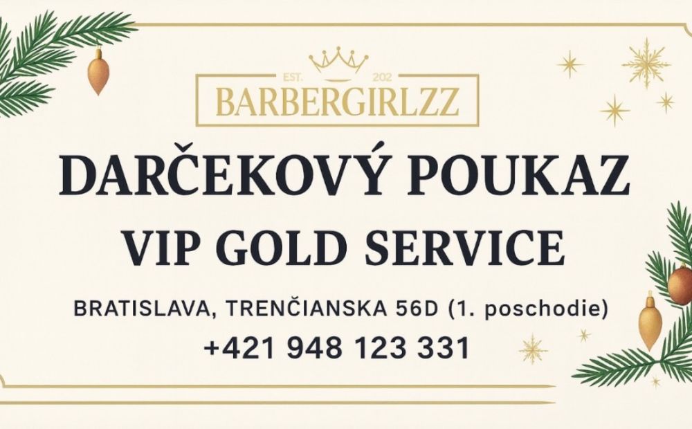 🎁 Darčeková poukážka – VIP GOLD SERVICE