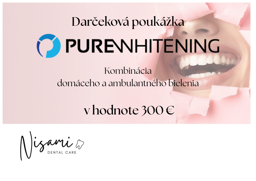 Profesionálne bielenie zubov - PURE Whitening : Kombinácia domáceho a ambulantného bielenia