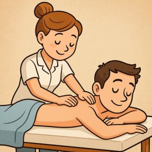 Masáž chrbta a ramien / Massage back and shoulders