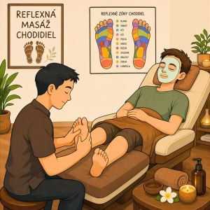 Reflexná masáž chodidiel + pleťová maska / Foot Reflexology + face mask