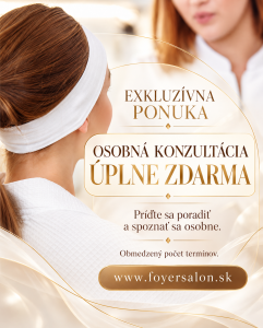 OBMEDZENÁ PONUKA - OSOBNÁ KONZULTÁCIA ZDARMA 